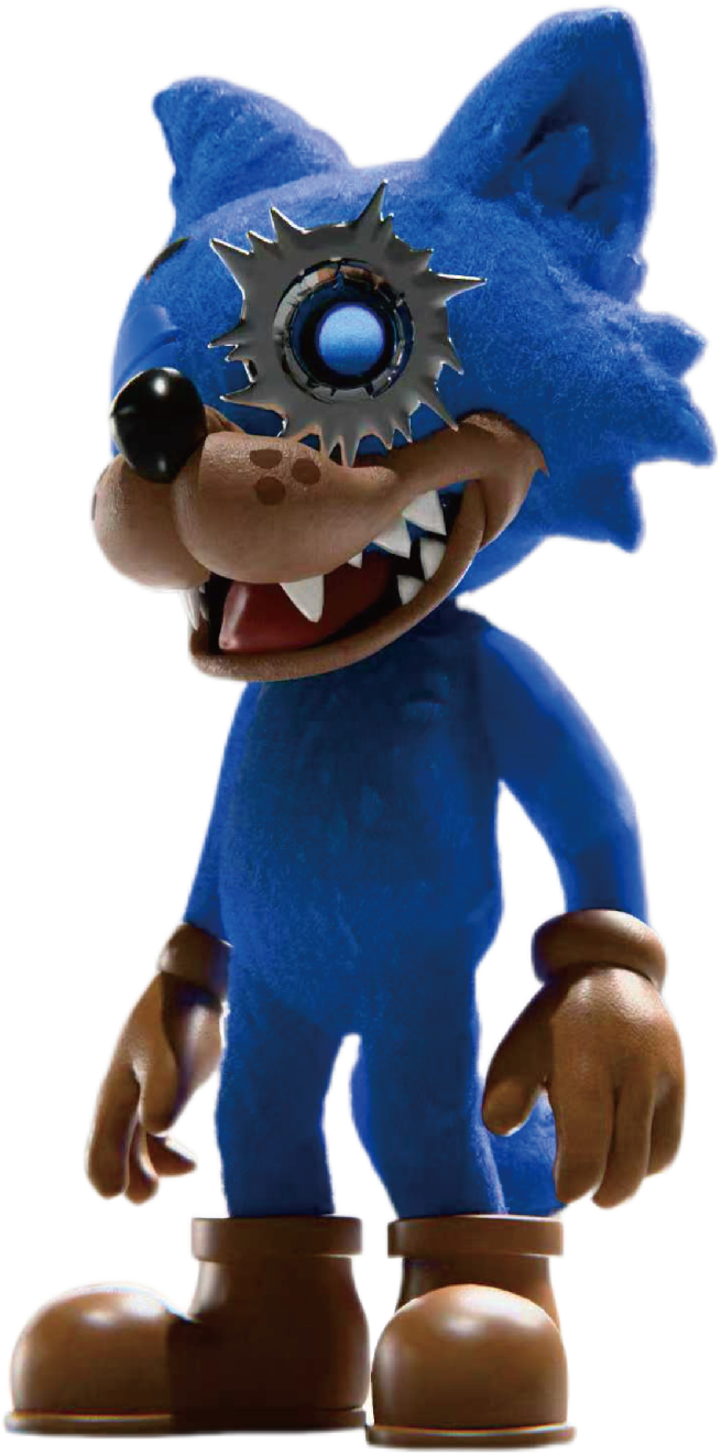 K4L blue plush WOWNNY character collectible